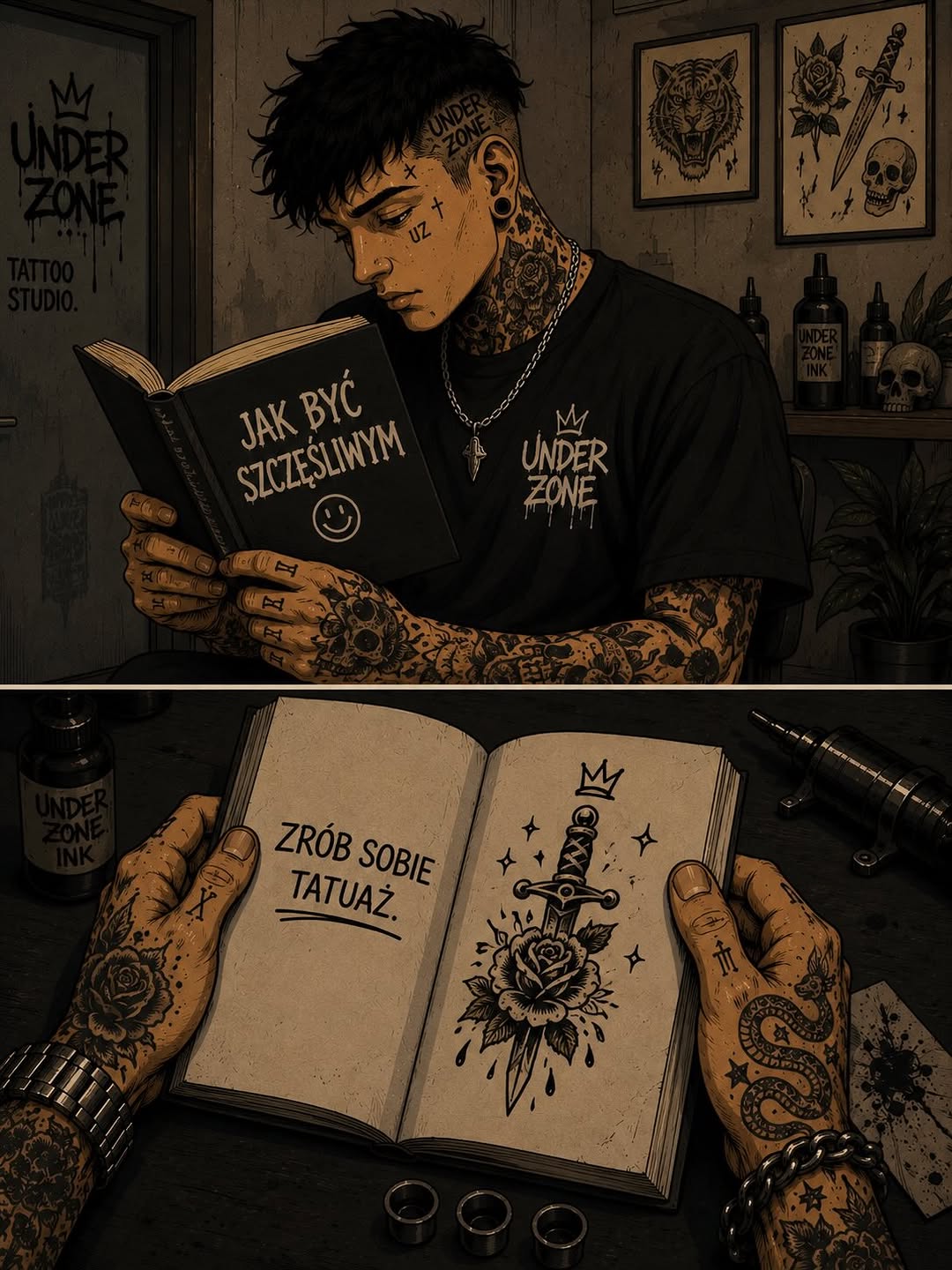 Tatuaż wykonany w Under Zone Tattoo Studio Jelenia Góra — praca nr 80