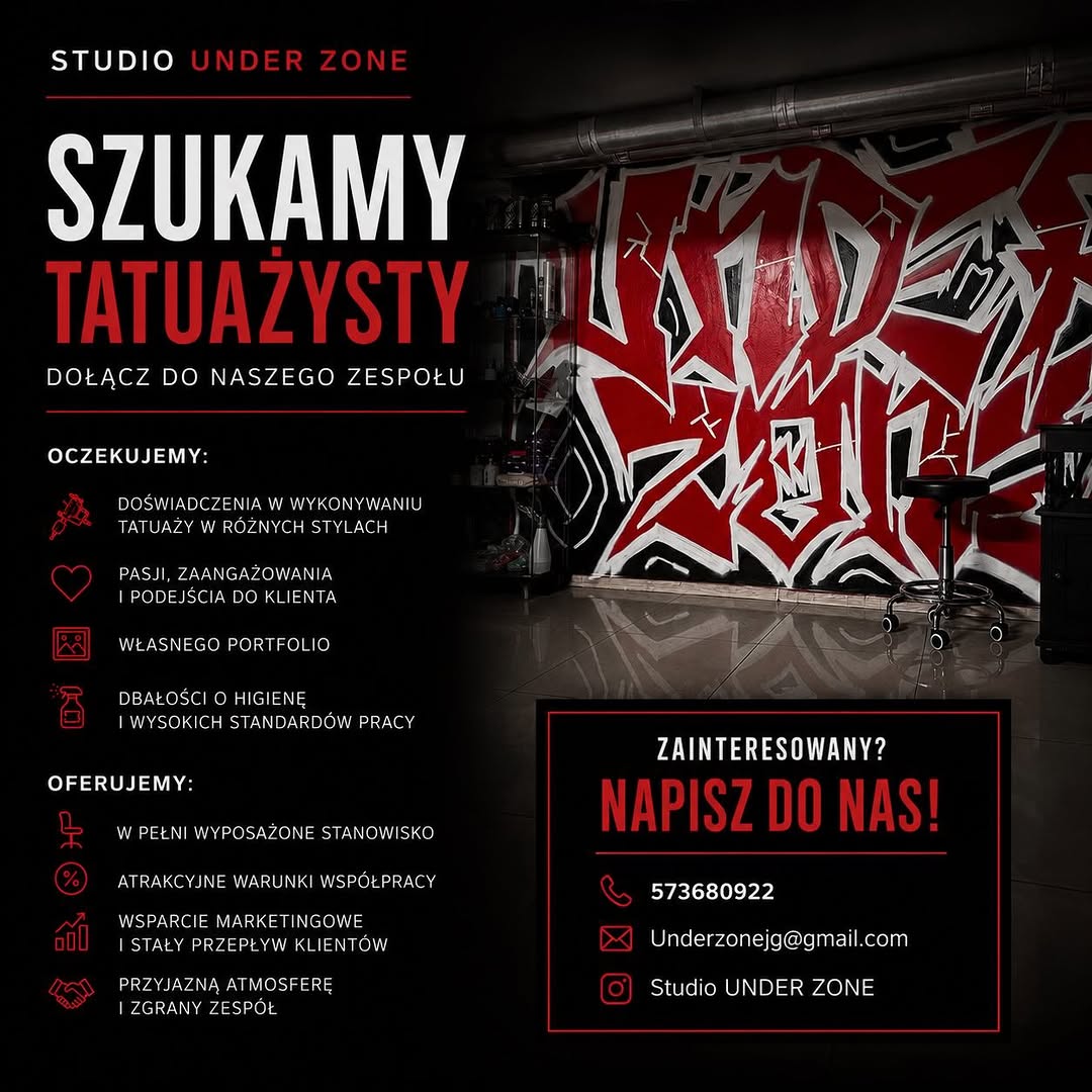 Tatuaż — Under Zone Tattoo Studio Jelenia Góra